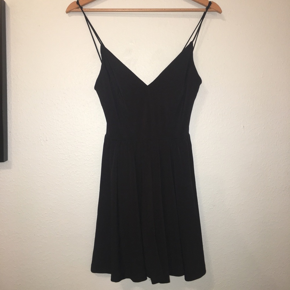 Black mini romper